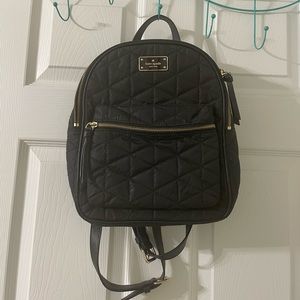 Kate Spade quilted backpack purse